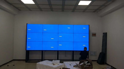 55 inch LED LCD TV 3x3 Screen Display 1.7mm/3.5mm bezel 4K HD LCD led video TV wall