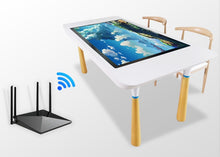 将图片加载到图库查看器，55&#39;&#39; inch windows OS lcd interactive touchscreen display monitor with PC bilt in coffee table
