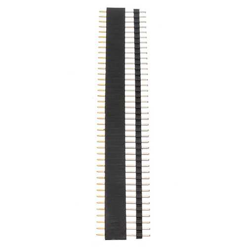 40 Pin 2.54mm Male Female SIL Socket Row Strip PCB Connector