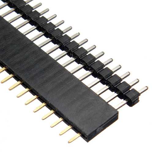 40 Pin 2.54mm Male Female SIL Socket Row Strip PCB Connector
