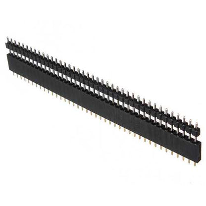 40 Pin 2.54mm Male Female SIL Socket Row Strip PCB Connector