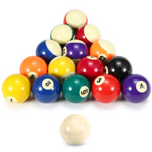 将图片加载到图库查看器，57.2mm Adult Billiard Ball Pool Ball Set Full Size American Standard Billiard Ball Set 16 Ball Durable Synthetic Resin Pool Ball
