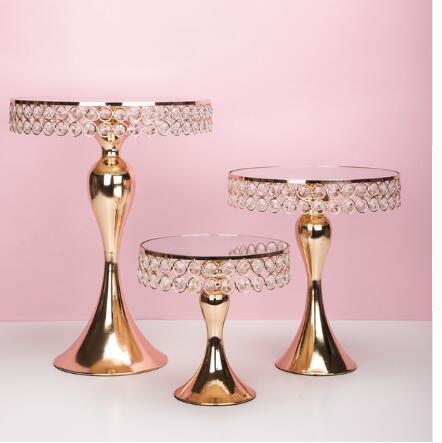 Cake Stand Set SET GOLD & SILVER CAKE STAND SET CMIRROR FACE FONDANT CUPCAKE SWEET TABLE CANDY BAR TABLE DECORATING. 5 pieces