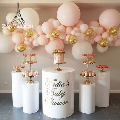 5PCS/set Cake Pillar wedding pedestal columns for mariage party event wedding dresses shop decoration Cylinder Pedestals