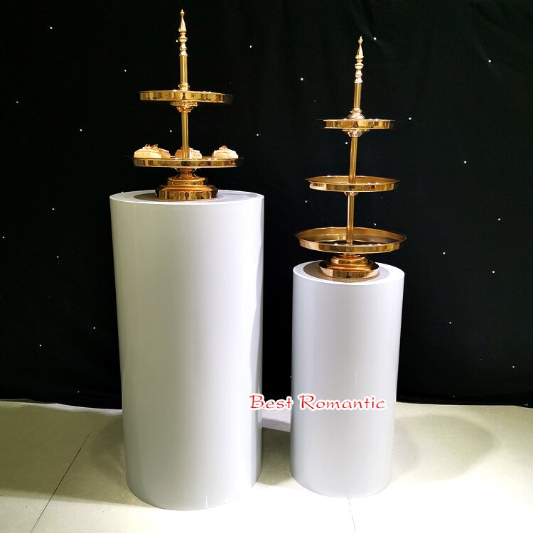 5PCS/set Cake Pillar wedding pedestal columns for mariage party event wedding dresses shop decoration Cylinder Pedestals