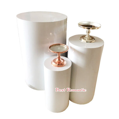 5PCS/set Cake Pillar wedding pedestal columns for mariage party event wedding dresses shop decoration Cylinder Pedestals