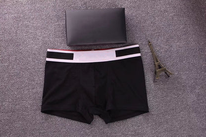 5Pcs/Lot Fashion Men Boxers Underwear U Convex Designer Cotton Short Boxer Men Underpants Sexy Gay Cuecas Under Panties