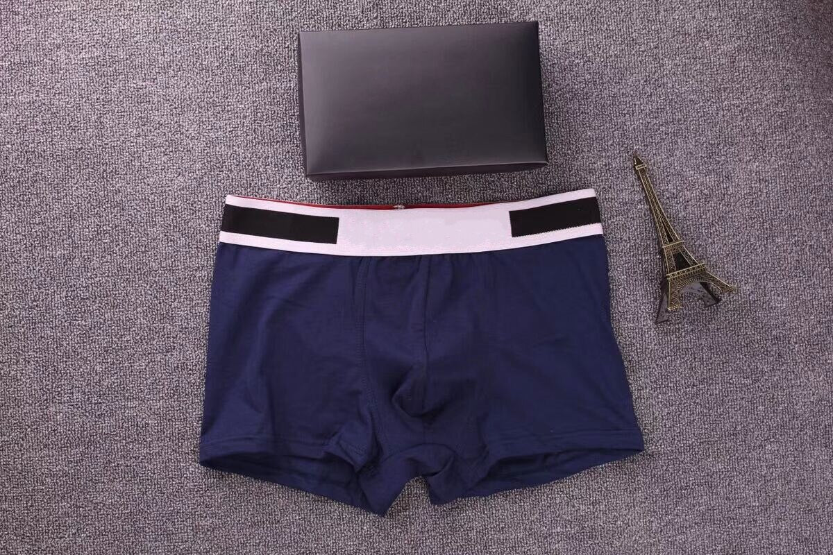 5Pcs/Lot Fashion Men Boxers Underwear U Convex Designer Cotton Short Boxer Men Underpants Sexy Gay Cuecas Under Panties