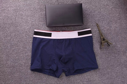 5Pcs/Lot Fashion Men Boxers Underwear U Convex Designer Cotton Short Boxer Men Underpants Sexy Gay Cuecas Under Panties