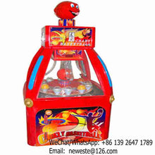 Load image into Gallery viewer, 5pcs, Crazy Basketball Coin Operated Amusement Arcade Lottery Tickets Redemption Game Machine
