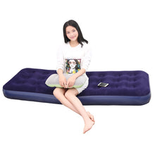 Load image into Gallery viewer, 6 Color 193cm Inflatable Camping Mat Beach Air Mattress Single Sleeping Bag Lazy Sofa Winter Summer Airbed Indoor Lounger Laybag. Inflatable Bed
