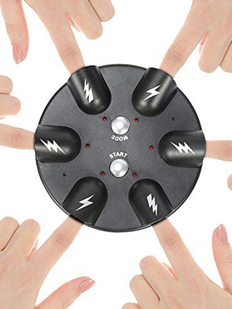 6 Slots Polygraph Tricky Funny Adult Micro Electric Shock Heart Beat Lie Detector Shocking Liar Test Novelty Party Game