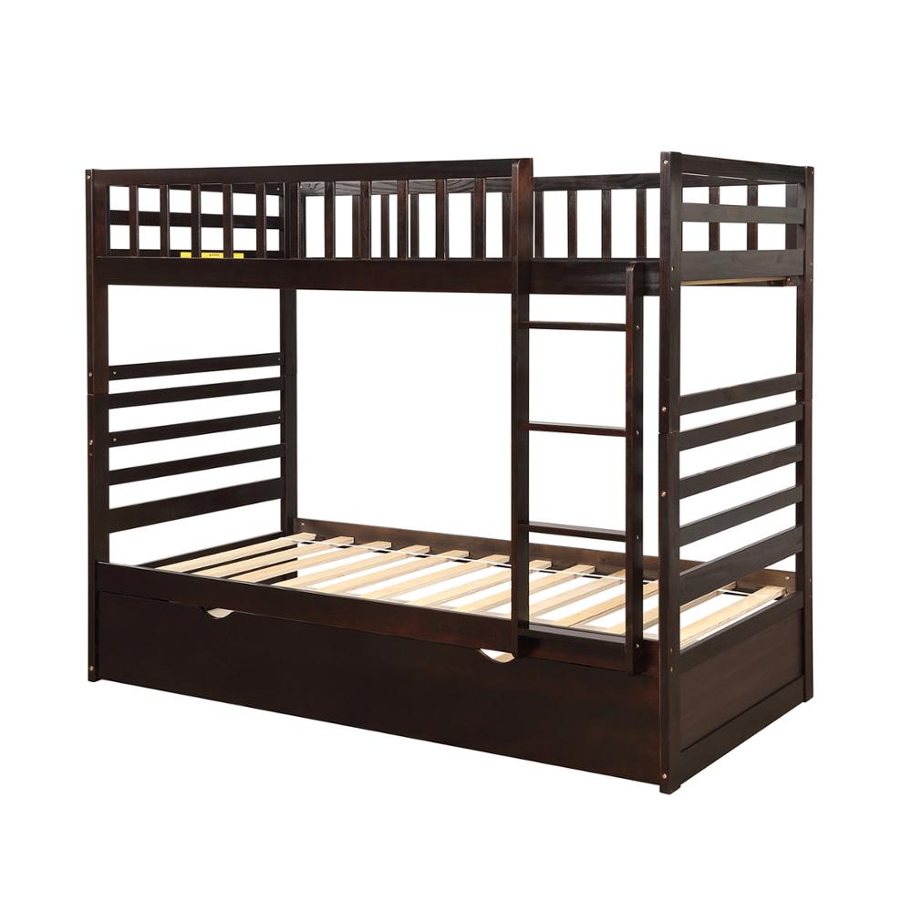 65'’ x 41.5’’ Solid Pine Wooden Twin Loft Full Bunk Bed Strong Sturdy Frame for Adults Kids Safe Sleeping Beds with Slats