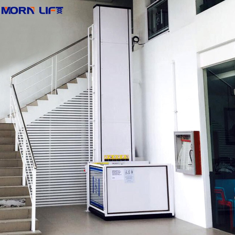 6m Electric Home Elevator Vertical Wheelchair Lift for Disabled People