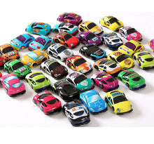 Charger l&#39;image dans la galerie, 6pcs/12pcs Pull Back Car Toys Mobile Machinery Shop Construction Vehicle Fire Truck Taxi Model Baby Mini Cars Children Gifts ZXH
