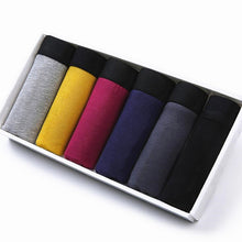 Charger l&#39;image dans la galerie, 6pcs/lot Boxer Men Bamboo Fiber Breathable Underpants Male Panties Hombre Black Underwear Man Elastic Mens Boxershorts Homme
