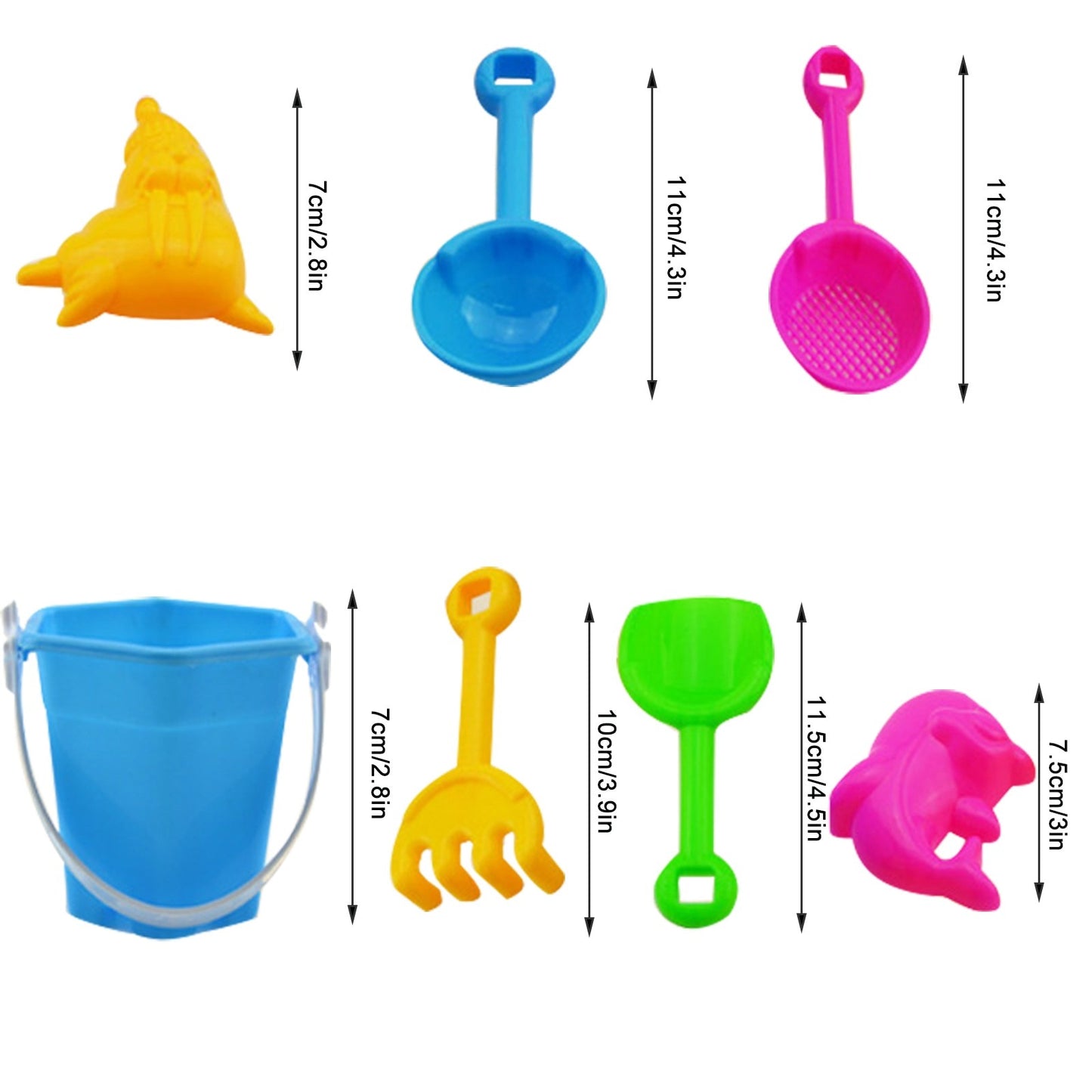 7 Piece Beach Toy Sports Games Sand Set Sand Play Sandpit Toy Summer Outdoor Toy Baby Toys  For child Kids plage jeux exterieur