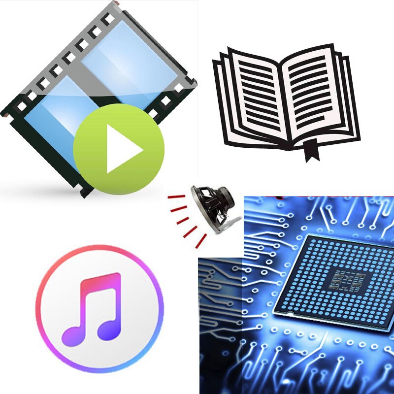 7 inch High-definition Touch Screen Digital Player Support Music Video Picture Players e-book Reader