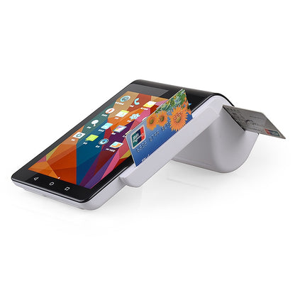 7 inches Capacitive touch screen Android pos system with NFC barcode scanner all in one PT7003