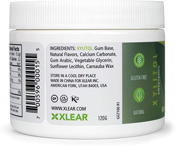 Spry Xylitol Gum - Natural Green Tea - 100 Count