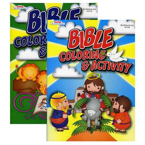 Case of [48] Bible Stories Giant Coloring Book