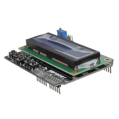 Keypad Shield Blue Backlight For Robot LCD 1602 Board Geekcreit for Arduino - products that work with official Arduino boards