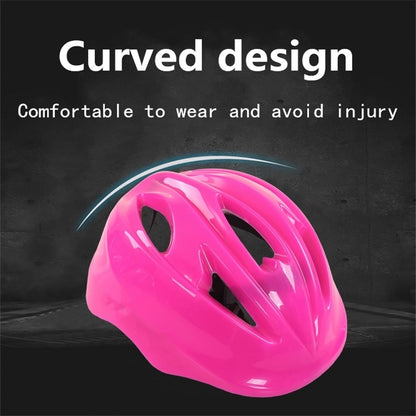 7pcs/Set Children Roller Skating Adjustable Elbow Knee Pads Boys Wrist Guards. Helmet. Protective Kids Sports Safety Boys Girls Guard Helmet Set. Cycling. Bicycle Helmet. Roller Skates Protective Set