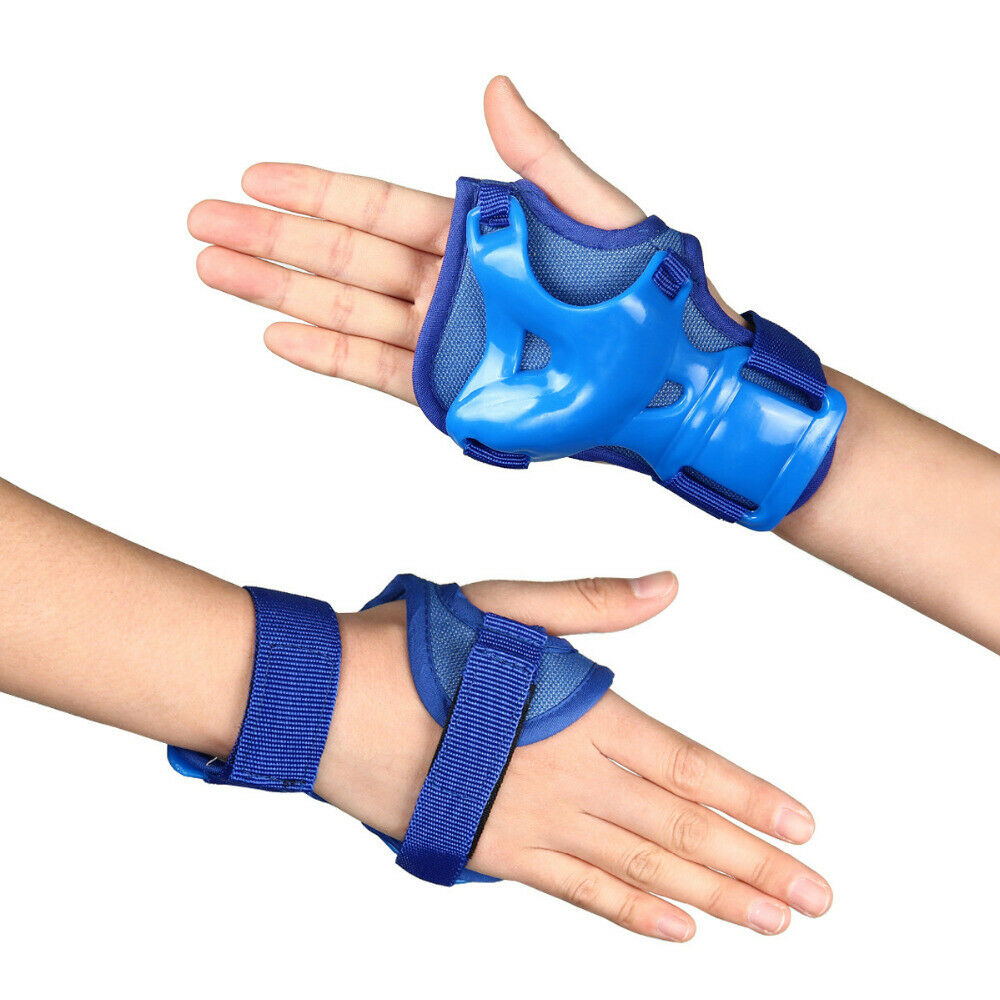 7pcs/Set Kids Roller Skating Bicycle Helmet Knee Wrist Guard Elbow Pad Set For Children Cycling Sports Protective Guard Gear Set