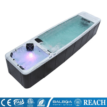 8.8 Meter Dual Swim Spa with a Hot Tub Villa Piscina Pool M-3500A