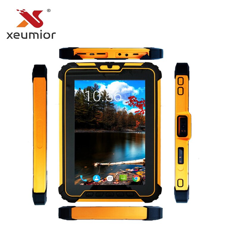 Touch Screen 4G GPS Rugged Android Tablet with Barcode Scanner Reader 4GB RAM PDA Handheld POS Terminal LF RFID UHF Reader