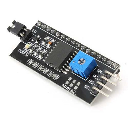 IIC I2C TWI SP Serial Interface Port Module 5V 1602 LCD Adapter Geekcreit for Arduino - products that work with official Arduino boards