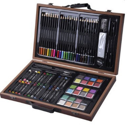 80 Pieces Deluxe Art Set Drawing Painting Accessories Tools with Case Christmas Gift H-best Art Sets Office School Supplies