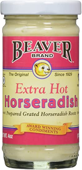 Beaver Kosher Extra Hot Horseradish Sauce (12x4Oz)