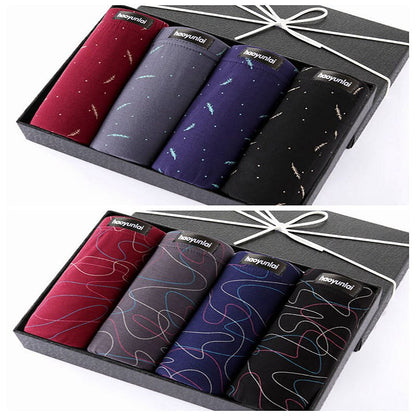 8Pcs/Lot Boxer Shorts Underwear Men's Underwear Men's Panties Men's Underwear Pure Cotton Sexy Large Size Comfortable