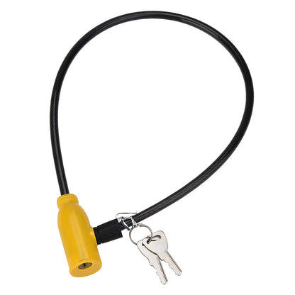 8x640mm Cable Anti-Theft Bicycle Locks Cycling Bike Scooter Safety Lock Bike Alarm Locks With 2 Keys велосипедные аксусуары