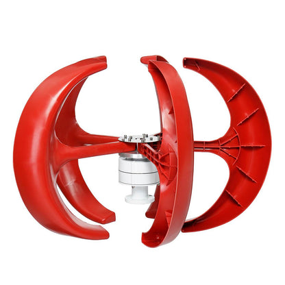 9000W Wind Turbines Generator Vertical Axi Lantern 12V 24V 5 Blades Motor Kit For Home Hybrids Streetlight Electromagnetic
