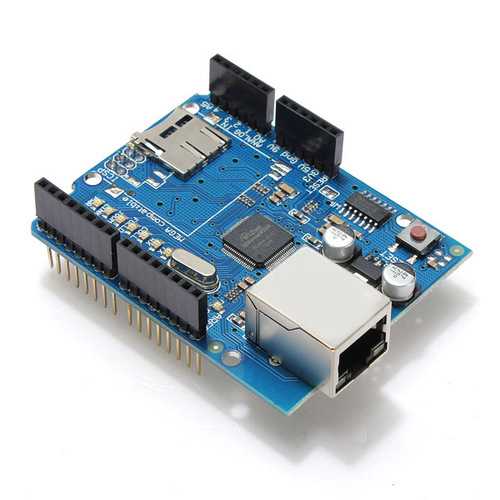 Ethernet Shield Module W5100 Micro SD Card Slot For UNO MEGA 2560 Geekcreit for Arduino - products that work with official Arduino boards