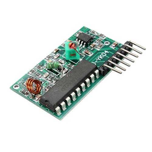 4 Channel Wireless RF Remote Control Transmitter Receiver Module