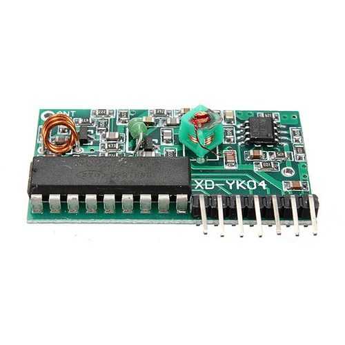 4 Channel Wireless RF Remote Control Transmitter Receiver Module