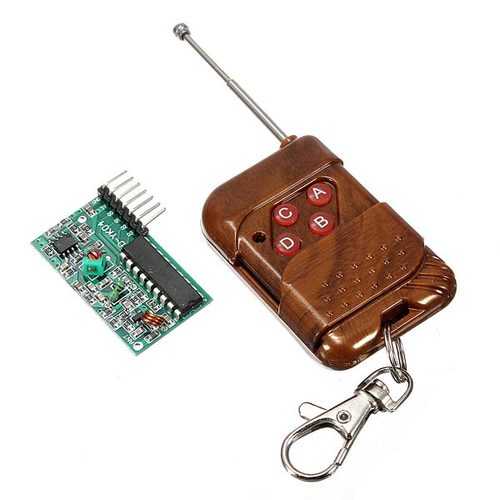 4 Channel Wireless RF Remote Control Transmitter Receiver Module
