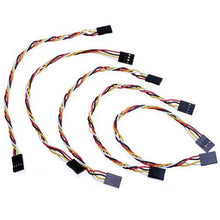 将图片加载到图库查看器，5pcs 4 Pin 20cm 2.54mm Jumper Cable DuPont Wire For  Female To Female
