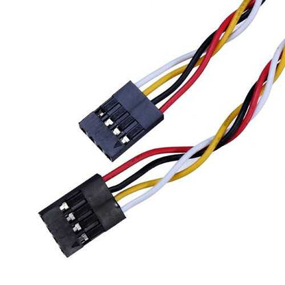 5pcs 4 Pin 20cm 2.54mm Jumper Cable DuPont Wire For  Female To Female