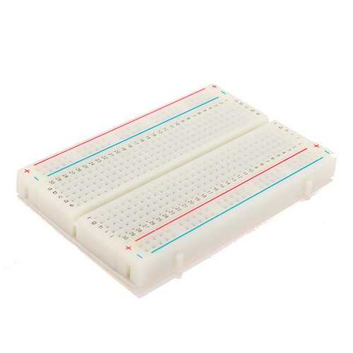 8.5 x 5.5cm 400 Tie Points 400 Holes Solderless Breadboard Bread Board