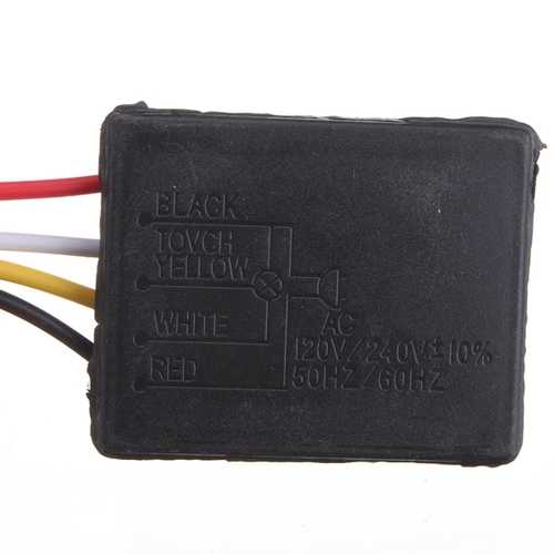 AC 220V 3 Way Touch Control Sensor Switch Dimmer Lamp Desk Light Parts