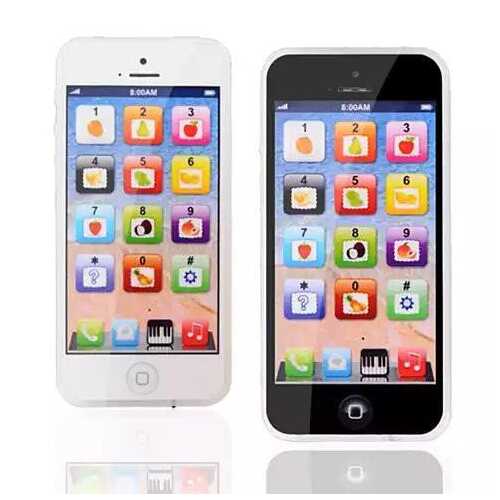 So Smart Toy Phone With 8 Fun And Learning Functions - Color: Black Toy Phone