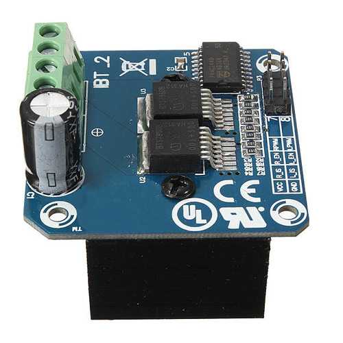 Semiconductor BTS7960B 5V 43A H-bridge Motor Driver Module Geekcreit for Arduino - products that work with official Arduino boards
