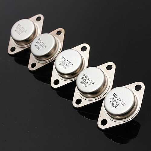 5pcs 2N3055 NPN High Power Amplifier And Switching Transistor TO-3