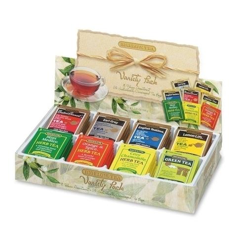 Case of [2] Bigelow Tea Company Tea Tray Pack, 8 Assorted Teas, 64/BX