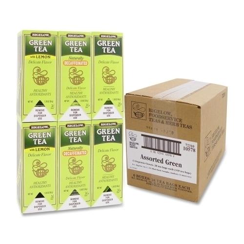 Case of [1] Bigelow Tea Company Green Tea Assortment - 168/Count