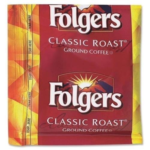 Case of [1] Folgers Coffee Classic Roast, .9 oz, 36/PK, Dark Brown